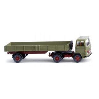 Wiking 051003 MB Pritschensattelzug - schilfgrün Maßstab 1:87