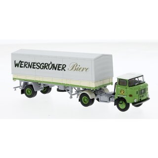 Brekina 71207 IFA W 50 Sattelzug,  Wernesgrüner Maßstab: 1:87