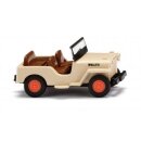 Wiking 001001 Willys Jeep CJ-3A - elfenbeinbeige...