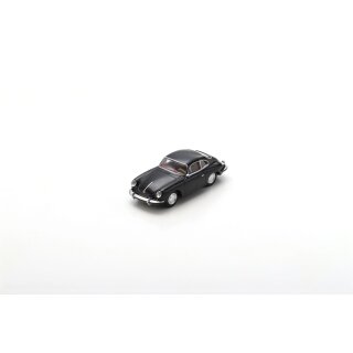 Schuco 452037500 Porsche 356 Carrera 2, schwarz  Maßstab 1:64