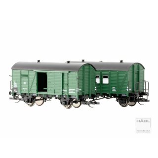 Hädl 115673-11 Set Bauzugwagen Oppeln und Kassel, DR, Ep. III  Spur TT