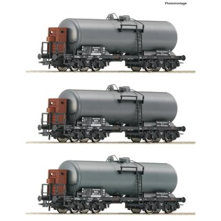 Roco 6600062 Spur H0 3-tlg. Set: Kesselwagen, DRG, Ep. II