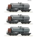 Roco 6600062 Spur H0 3-tlg. Set: Kesselwagen, DRG, Ep. II