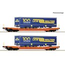 Roco 6600064 Spur H0 2-tlg. Set: Taschenwagen T5,...