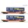 Roco 6600064 Spur H0 2-tlg. Set: Taschenwagen T5, Wascosa, Ep. VI