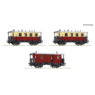 Roco 6200063 Spur H0 3-tlg. Set: Zahnradbahn-Personenzug, Sonnblick-Bahn, Ep. III-IV