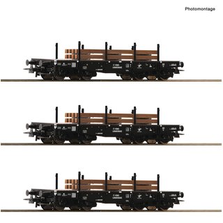 Roco 6600016 Spur H0 3-tlg. Set: Schwerlastwagen, NS, Ep. III