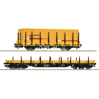 Roco 77029 Spur H0 2-tlg. Set: Rungenwagen, Strukton Rail, Ep. VI