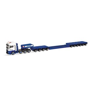 Herpa 318839 MAN TGX GX Tieflade-Sattelzug, Wasel  Maßstab 1:87