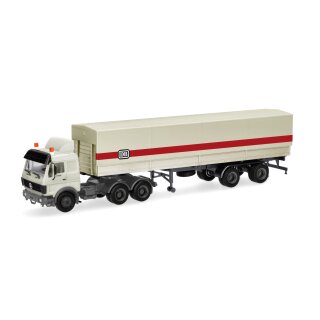 Herpa 318846 Mercedes Benz NG 6x4 Planen-Sattelzug, DB  Maßstab 1:87