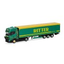 Herpa 318921 Scania CS20 HD Schubboden-Sattelzug, Ritter...