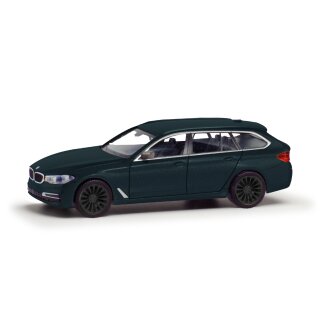 Herpa 430708-004 BMW 5er Touring (G31) oxfordgrün II  Maßstab 1:87