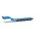 Herpa 076388-011 Goldhofer Simitiefladerauflieger 5achs, himmelblau  Maßstab 1:87
