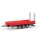 Herpa 076913-002 LKW Tiefladetandem-Anhänger m. Auffahrrampen 2achs, rot Maßstab 1:87
