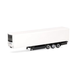 Herpa 077071 Krone E-Trailer Kühlkoffer-Auflieger 3achs, weiß  Maßstab 1:87