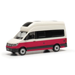 Herpa 096294-003 VW Crafter Grand California, candyweiß/kirschrot  Maßstab 1:87