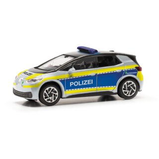 Herpa 097352 VW ID 3,  Polizei Hamburg  Maßstab 1:87