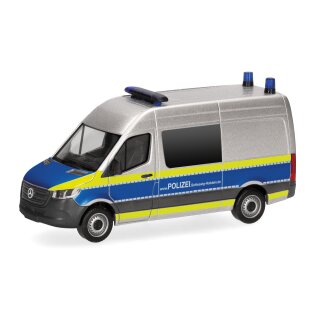 Herpa 098304 Mercedes Benz Sprinter´18 Halbbus HD, Polizei Schleswig-Holstein  Maßstab 1:87
