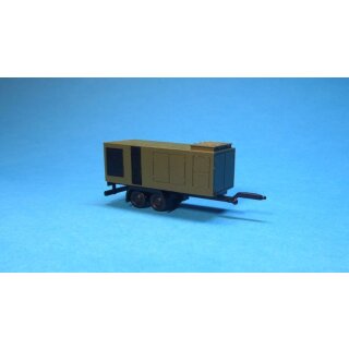 TT-Koch 10-31906 Tandem-Achs-Anhänger Netzersatzanlage, Bundeswehr  Maßstab 1:120