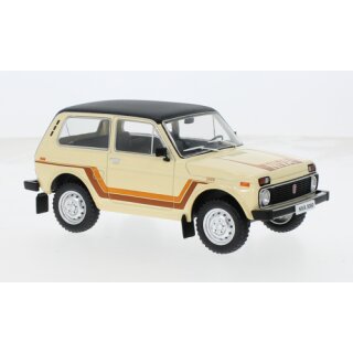 WhiteBox WB124224  Lada Niva 5000, beige/Dekor 1980  Maßstab: 1:24