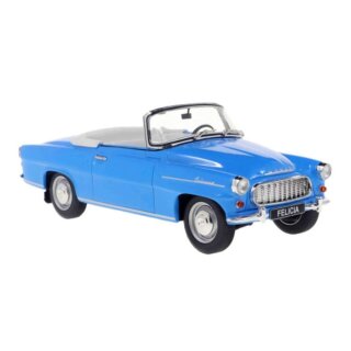 WhiteBox WB124228  Skoda Felicia Cabrio hellblau 1959  Maßstab: 1:24