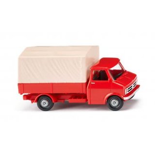 Wiking 035204 Bedford Pritschen-LKW - blutorange Maßstab 1:87