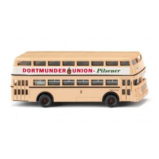 Wiking 072206 Büssing Doppeldeckerbus D2U, Dortmunder Union  Maßstab 1:87