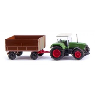 Wiking 096004 Fendt Favorit mit Anhänger  Maßstab 1:160