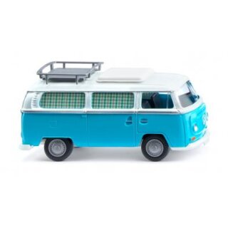 Wiking 031504 VW T2 Campingbus - eisblau/weiß  Maßstab 1:87