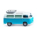 Wiking 031504 VW T2 Campingbus - eisblau/weiß...