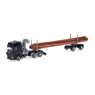 *Herpa 319089 Scania CR 20 HD Holztransporter-Sattelzug, King of Rhön Maßstab 1:87
