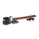 *Herpa 319089 Scania CR 20 HD Holztransporter-Sattelzug,...