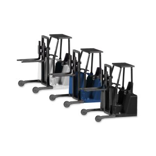 Herpa 053860-002 Mitnahmestapler in weiß, blau und schwarz  Maßstab 1:87