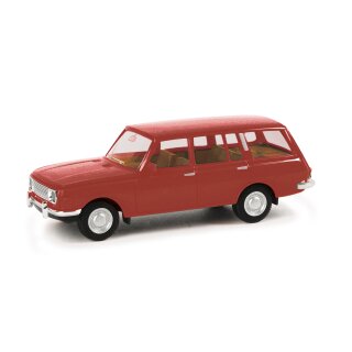 Herpa 024150-007 Wartburg 353 66 Tourist, velourrot Maßstab 1:87