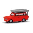 Herpa 024181-004 Trabant 601 Universal, knallrot mit...