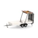 Herpa 052368-004 Verkehrssicherungsanhänger 2achs,...