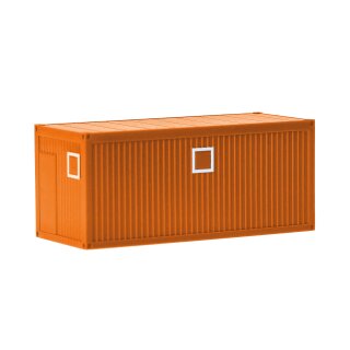 Herpa 053600-004  2x Baucontainer, kommunalorange  Maßstab 1:87