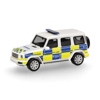 Herpa 098410 Mercedes-Benz G-Klasse (W463), Politie (Belgien) Maßstab 1:87