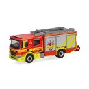 Herpa 098434 Scania Crewcab CP28 HLF, Feuerwehr Ratingen...