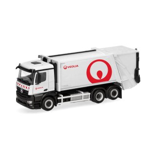 Herpa 319102 Mercedes-Benz Actros M Pressmüllfahrzeug, VEOLIA  Maßstab 1:87