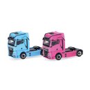 Herpa 319195 Set WOMAN & MAN eTGX GX Zugmaschinen,...
