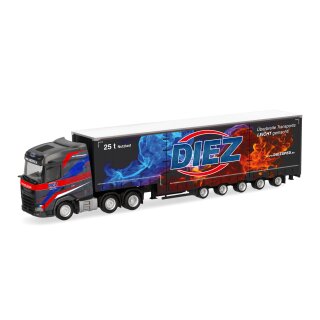 Herpa 319263 DAF XG+ Volumengardinenplanen-Sattelzug, Diez  Maßstab 1:87