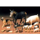 Tamiya 300035128 1:35 Diorama-Set Haustiere (1