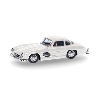 Herpa 421089-002 Mercedes-Benz 300 SL Flügeltürer, weiß  Maßstab 1:87