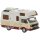 Brekina 33975 VW T3, Gipsy  Camper von Karmann weiß/elfenbein  Maßstab: 1:87