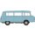 Brekina 30042 Barkas B1000 Bus, graublau Maßstab: 1:87