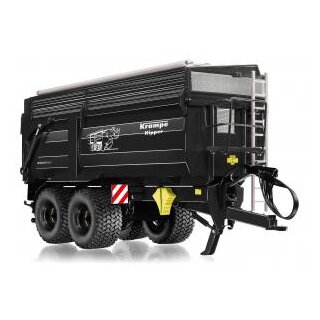 WIKING 077871 Krampe Big Body 650 Hinterkipper mit Silageaufsatz schwarz Maßstab 1:32