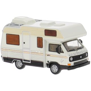 Brekina 33977 VW T3, Gipsy  Camper von Karmann weiß  Maßstab: 1:87