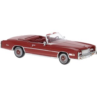 Brekina 19758 Cadillac Eldorado Convertible, rot Maßstab 1:87