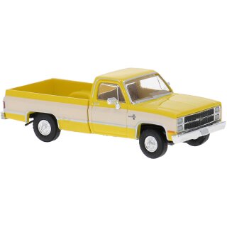 Brekina 19655 Chevrolet C10 gelb/weiß Maßstab 1:87